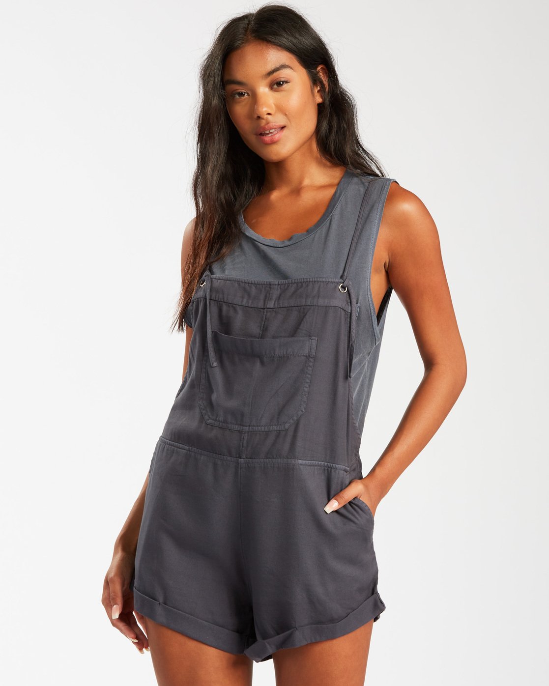 Woman Grey Bodysuit